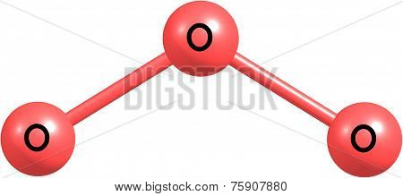 Molecular Structure Isolated On White