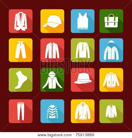 Collection Of  Men Clothing  - Illustration