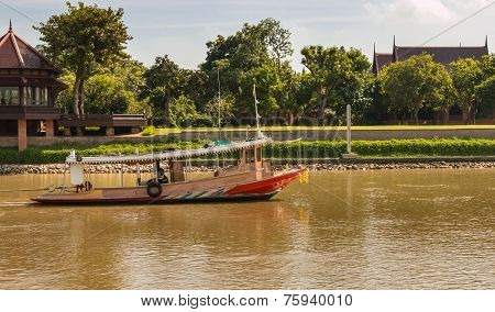 Tugboat In Chaophraya River