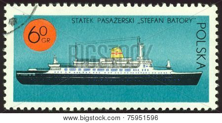 Vintage  Postage Stamp. Passenger Ship An 