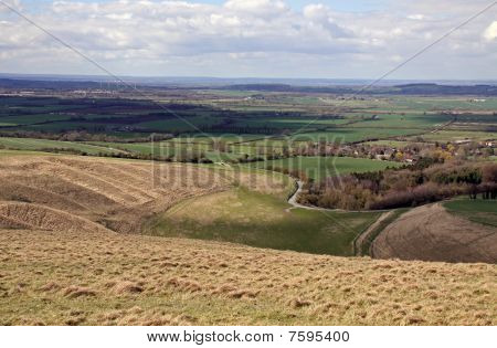 Žlab u White Horse Hill
