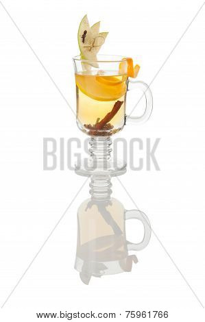 Glass Mug Of Hot Grog
