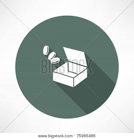 open box with trifle