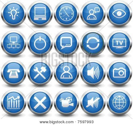 blau buttons
