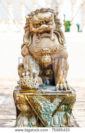 A Lion Statue