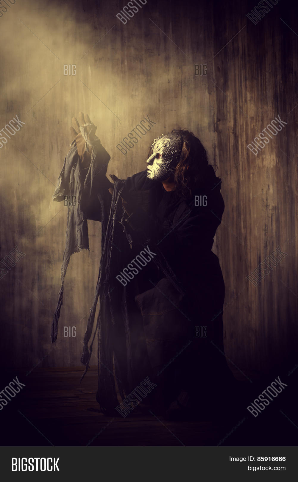 Scary Man Iron Mask Image & Photo (Free Trial) Bigstock