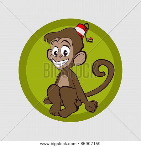 Very merry monkey expect trouble