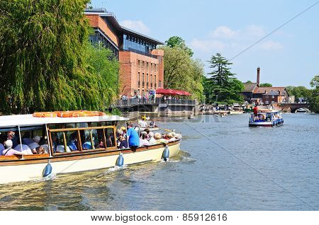 RSC and river Avon, Stratford-upon-Avon.