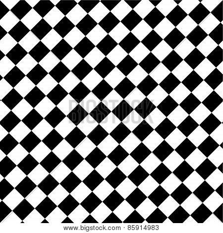 Black And White Abstract Background Resembling A Checkerboard.
