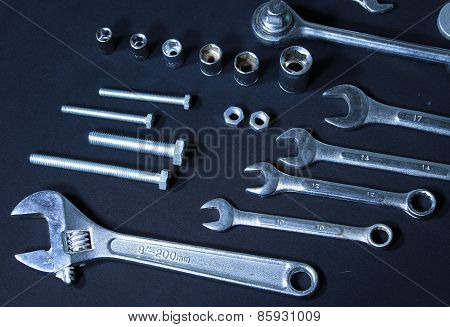 Set of wrenches