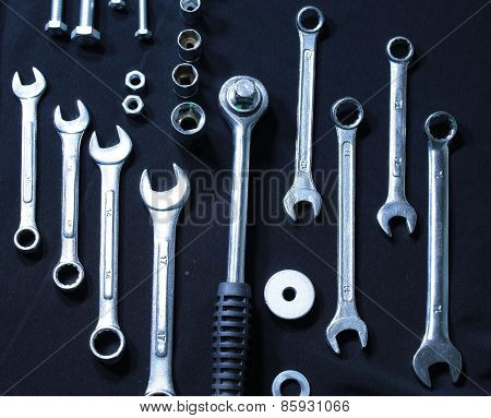 Set of wrenches