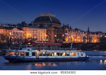 National Theater In Prague, Czech Republic