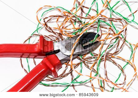 Pliers With Wire