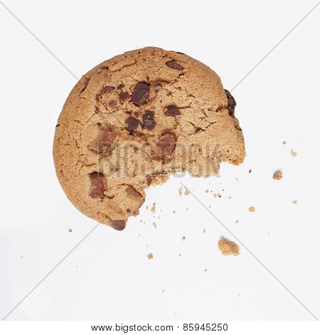 cookie bitten into