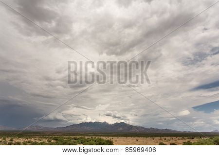 Cloud And Humidity In Desert
