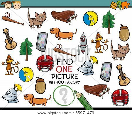 Find Single Picture Game Cartoon
