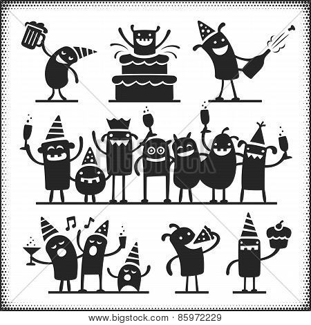 Partying Characters