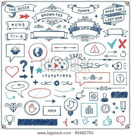 Hand Drawn Design Elements