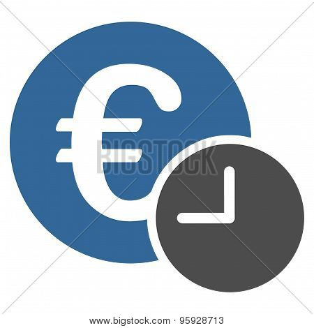Euro credit icon from Business Bicolor Set