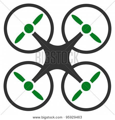 Nanocopter icon from Business Bicolor Set