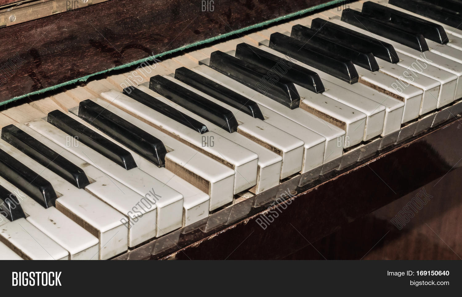 Broken Piano Keys Old Image & Photo (Free Trial) Bigstock