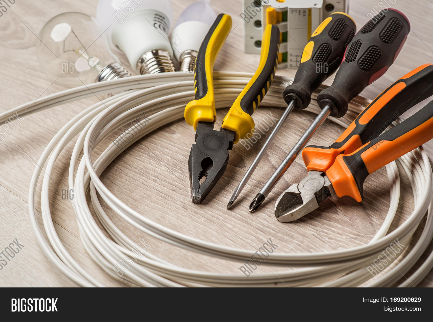 Set Tools Electrician Image & Photo (Free Trial) Bigstock