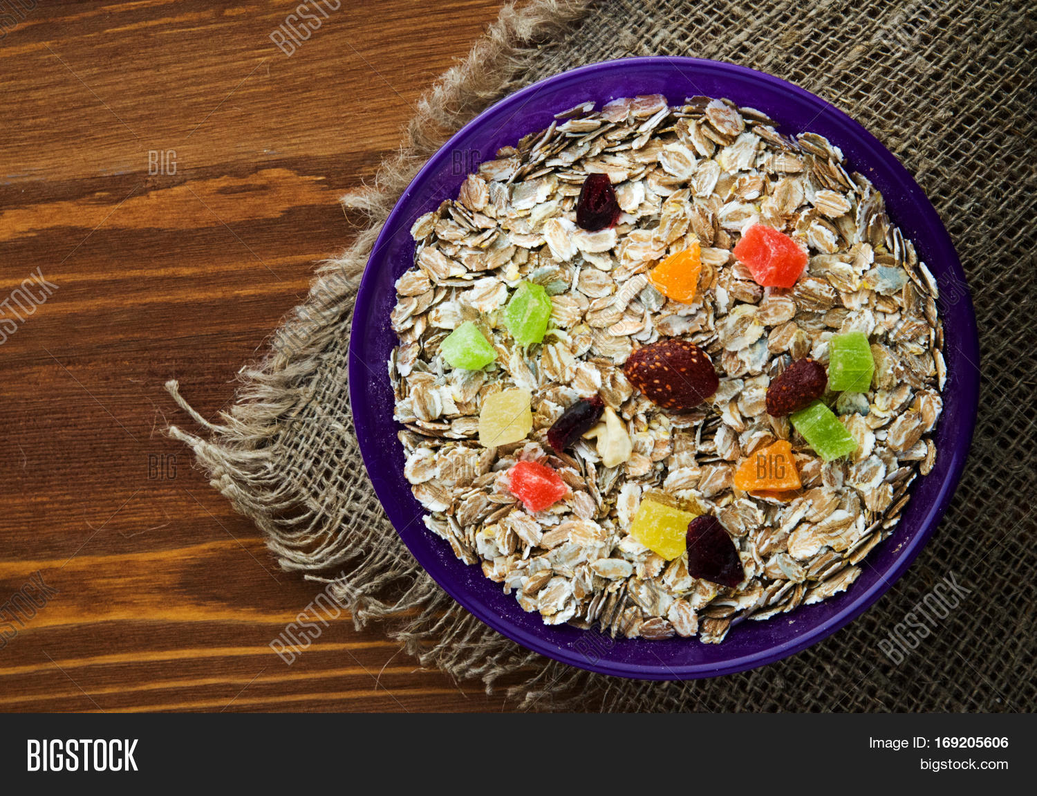 Oatmeal Dried Fruit ( Image & Photo (Free Trial) Bigstock