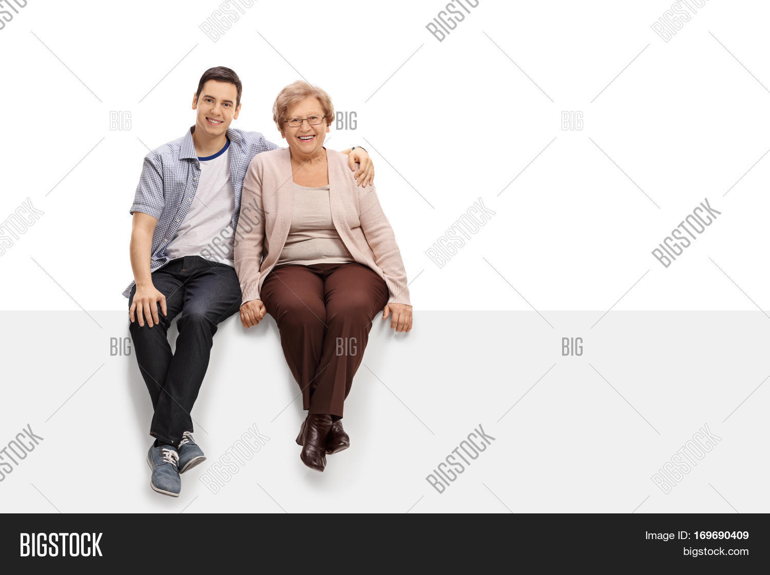 Happy Young Man Mature Image and Photo