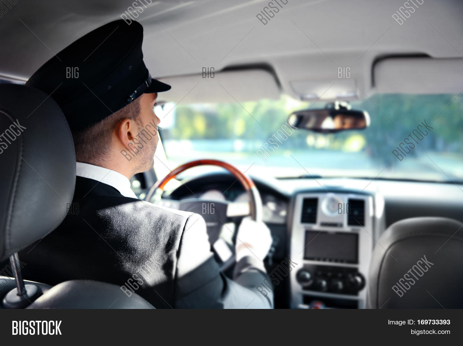 Chauffeur Driving Car Image & Photo (Free Trial) Bigstock