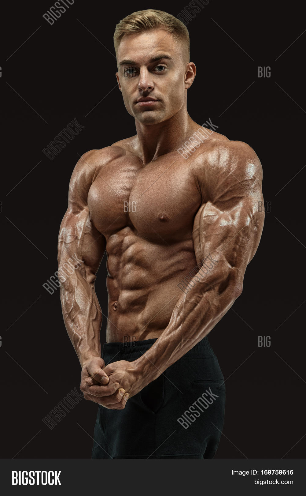 Athletic Man Strong Image & Photo (Free Trial) Bigstock