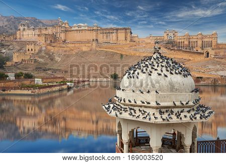 Amer Fort  Is Located In Amer, Rajasthan, India.