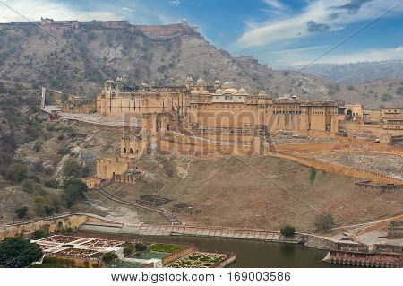 Amer Fort  Is Located In Amer, Rajasthan, India.