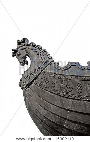 head of the horse on ship