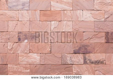 the Block of Brick Surface become the Wall