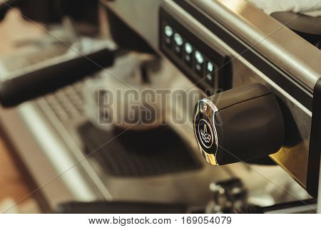 Switch Hit milk equipment for Barista Cafe in coffee shop.