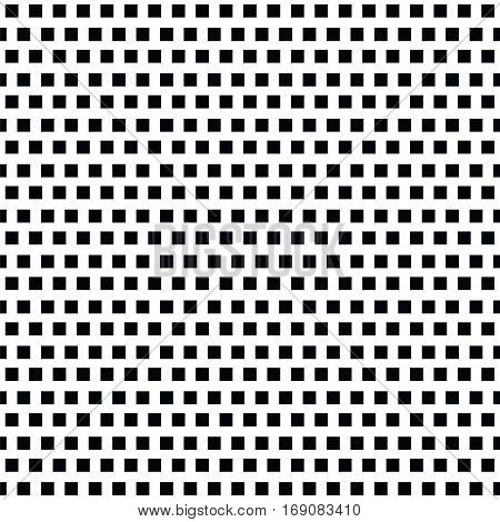 Geometric Line Monochrome Abstract Seamless Pattern With Rectangle