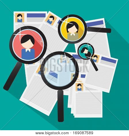 Business concept Job market is always competitive
