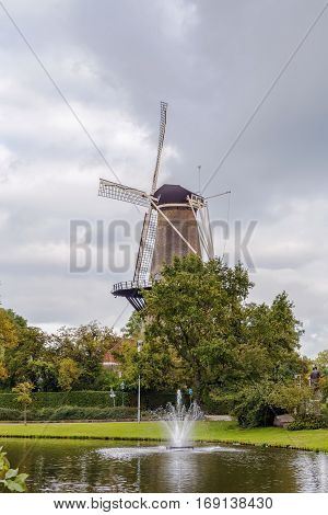 De Valk is a tower windmill in Leiden Netherlands.