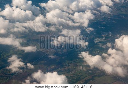 rome, south italy. aerial view. travel background