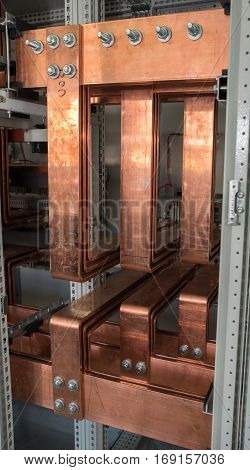 high power electrical board with copper bars