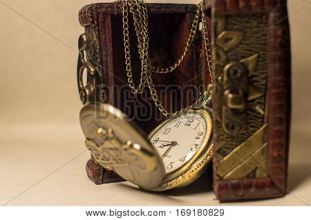 The watch and the chest go perfectly together.