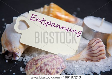 Entspannung - the german word for relaxation