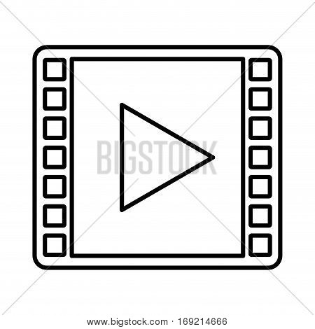 media player symbol isolated iconvector illustration design