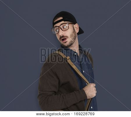 Caucasian Casual Man Snapback