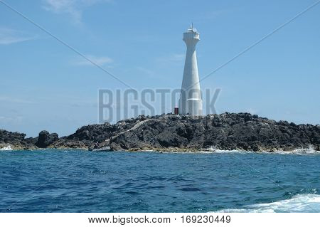 Landscape of the islands of Formigas, Azores, Portugal