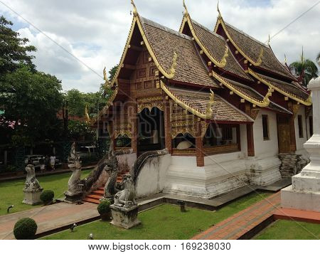 A church of Lanna Temple was arts.