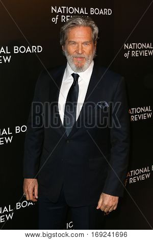 NEW YORK-JAN 4: Actor Jeff Bridges attends the National Board of Review Gala at Cipriani Wall Street in New York on January 4, 2017.