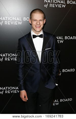 NEW YORK-JAN 4: Actor Lucas Hedges attends the National Board of Review Gala at Cipriani Wall Street in New York on January 4, 2017.