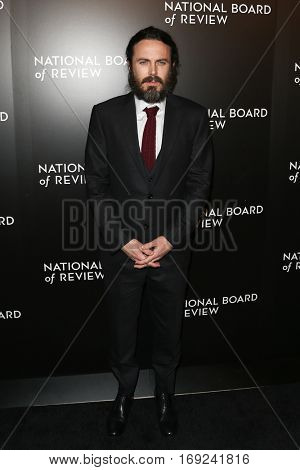 NEW YORK-JAN 4: Actor Casey Affleck attends the National Board of Review Gala at Cipriani Wall Street in New York on January 4, 2017.