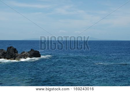 Landscape of the islanders of Formigas, Azores, Portugal